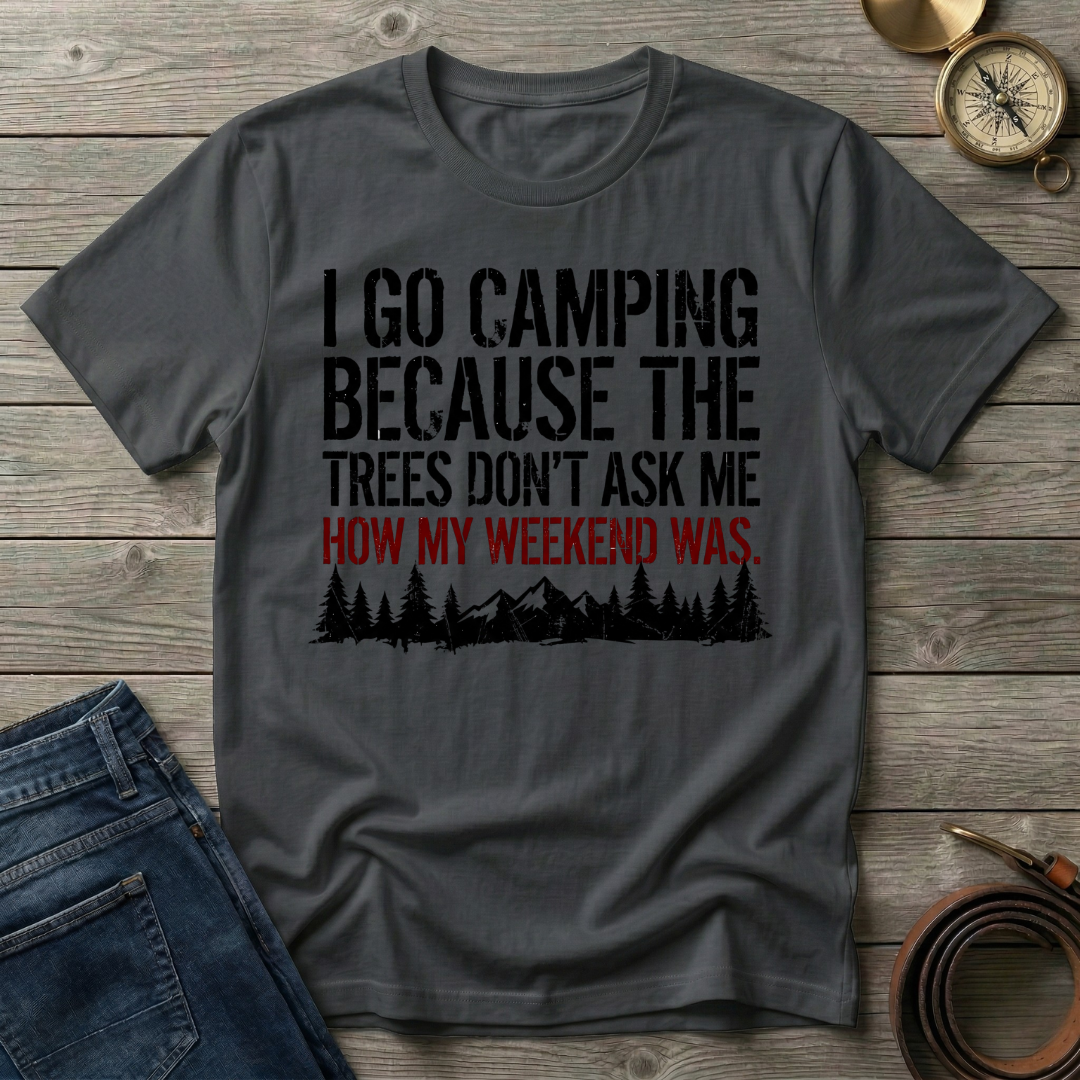 I GO CAMPING T-SHIRT