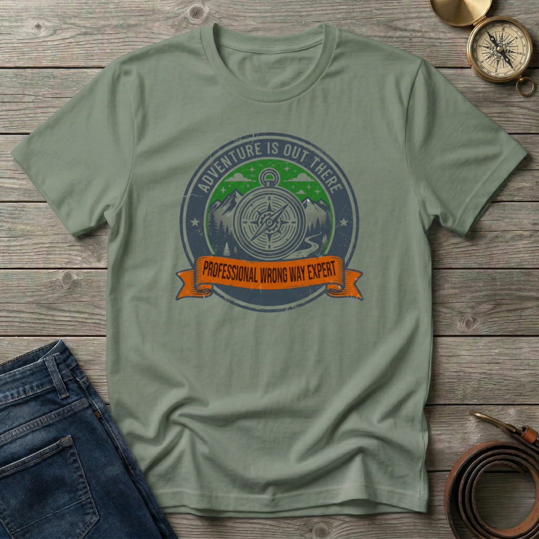 ADAVENTURE IS OUT THERE T-SHIRT