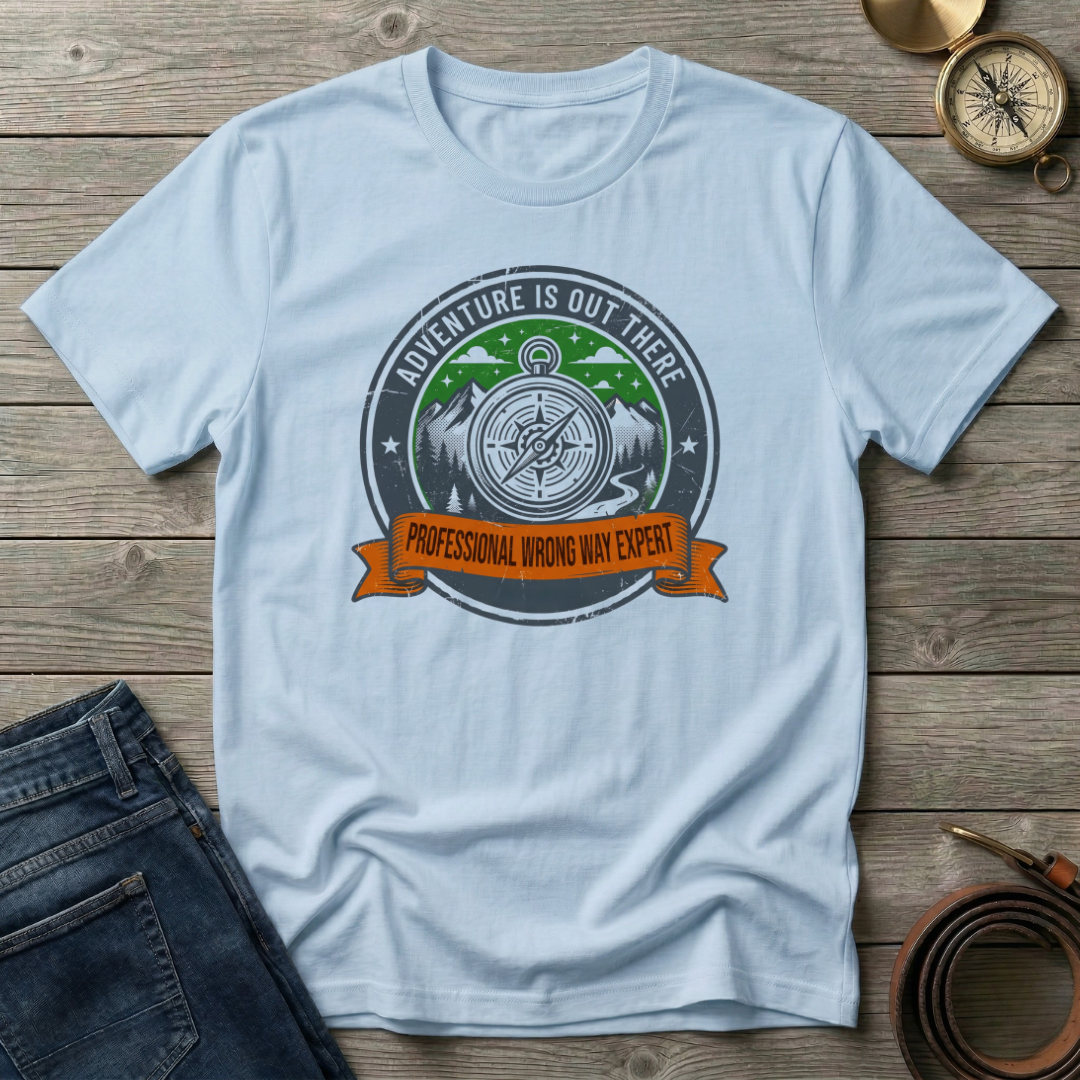 ADAVENTURE IS OUT THERE T-SHIRT
