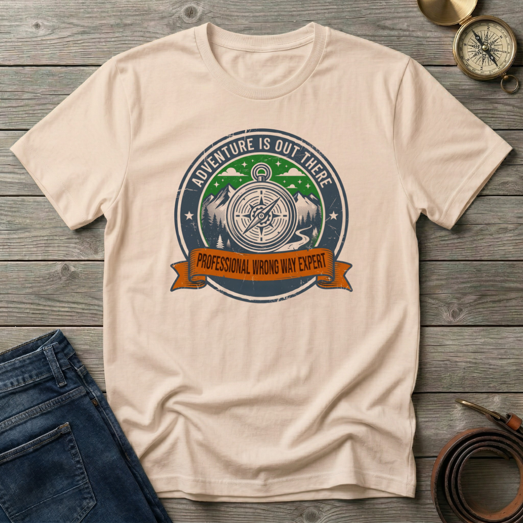 ADAVENTURE IS OUT THERE T-SHIRT