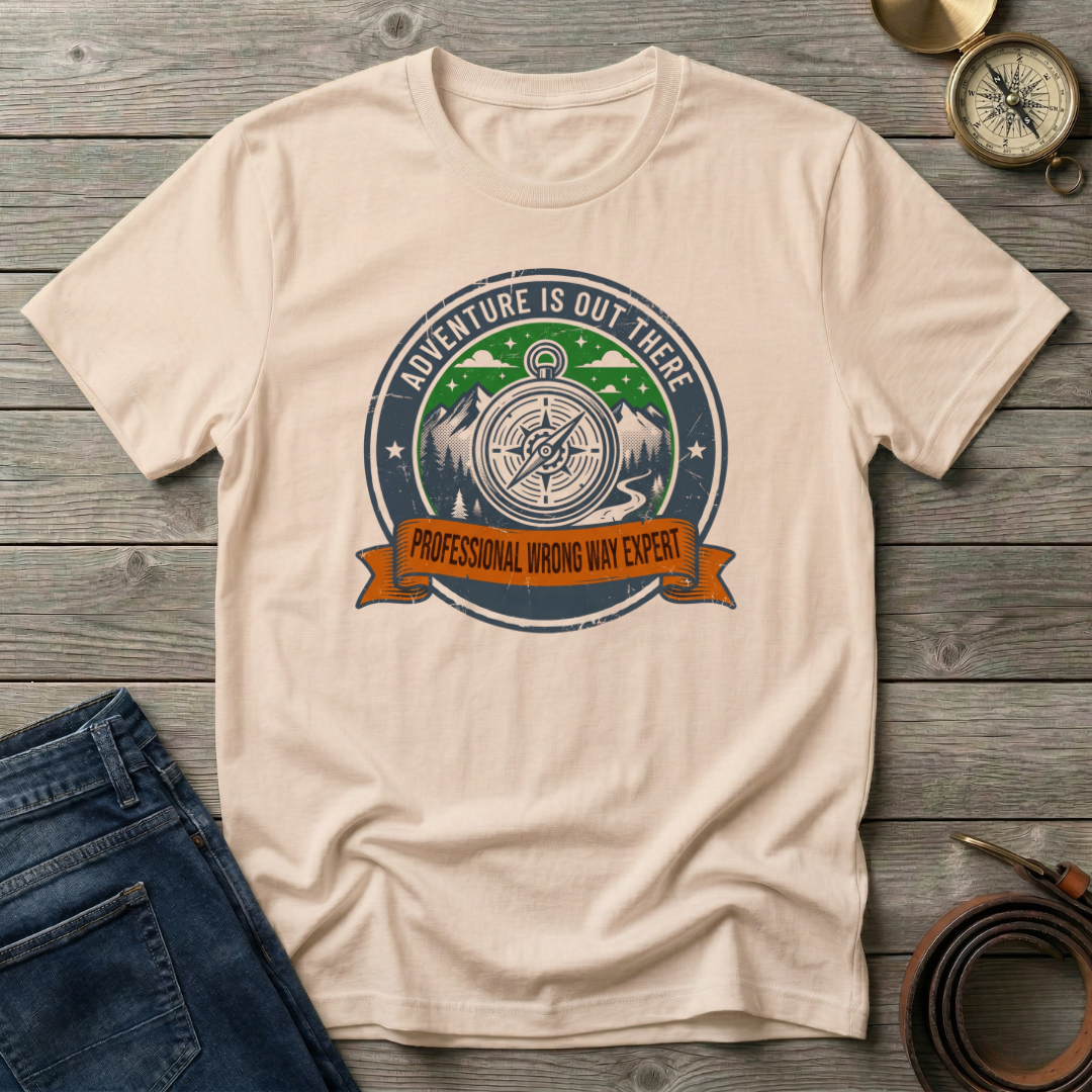 ADAVENTURE IS OUT THERE T-SHIRT