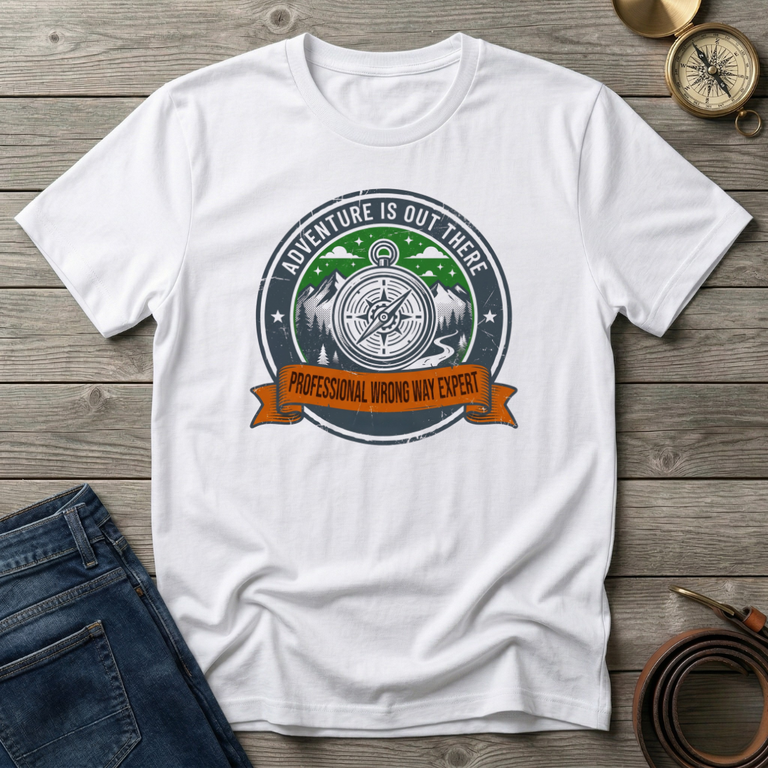 ADAVENTURE IS OUT THERE T-SHIRT