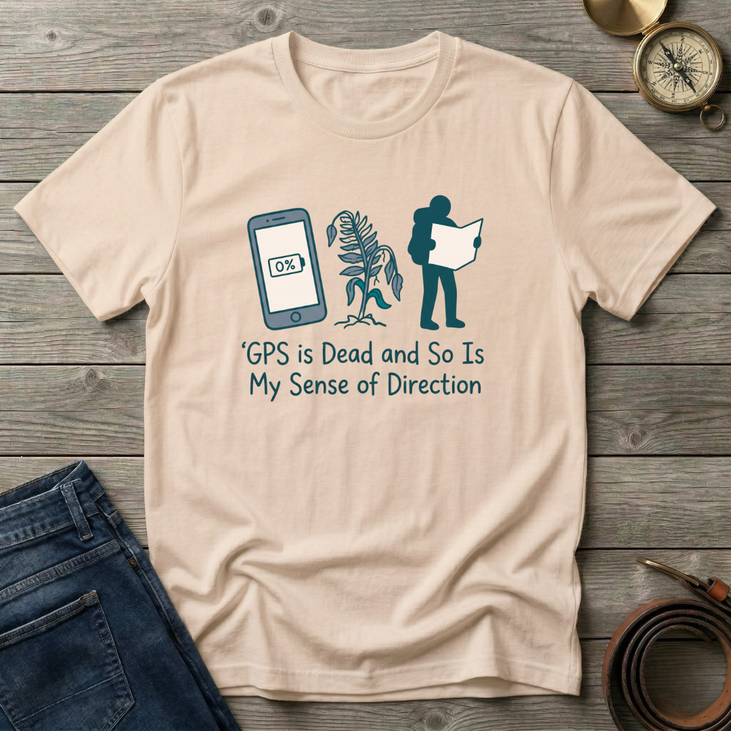 GPS IS DEAD T-SHIRT