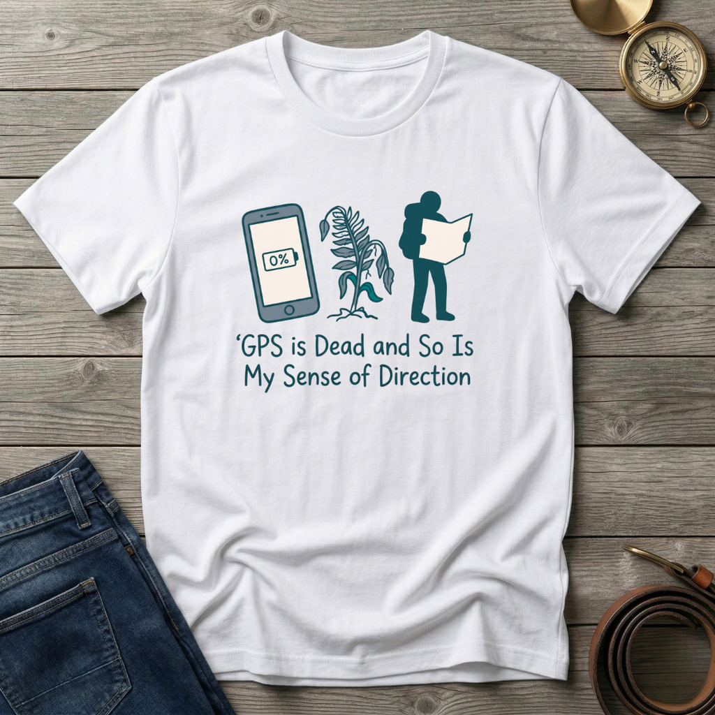 GPS IS DEAD T-SHIRT