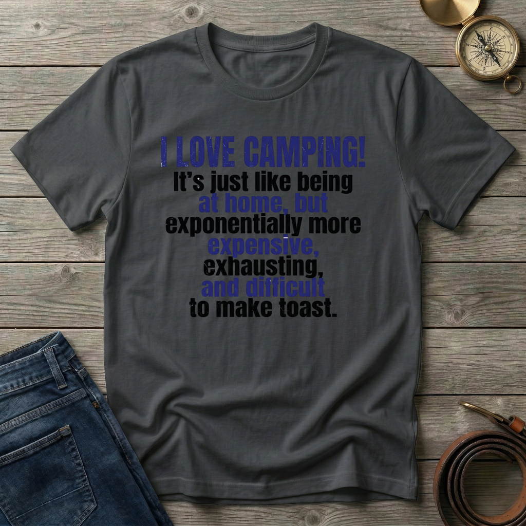 I LOVE CAMPING T-SHIRT