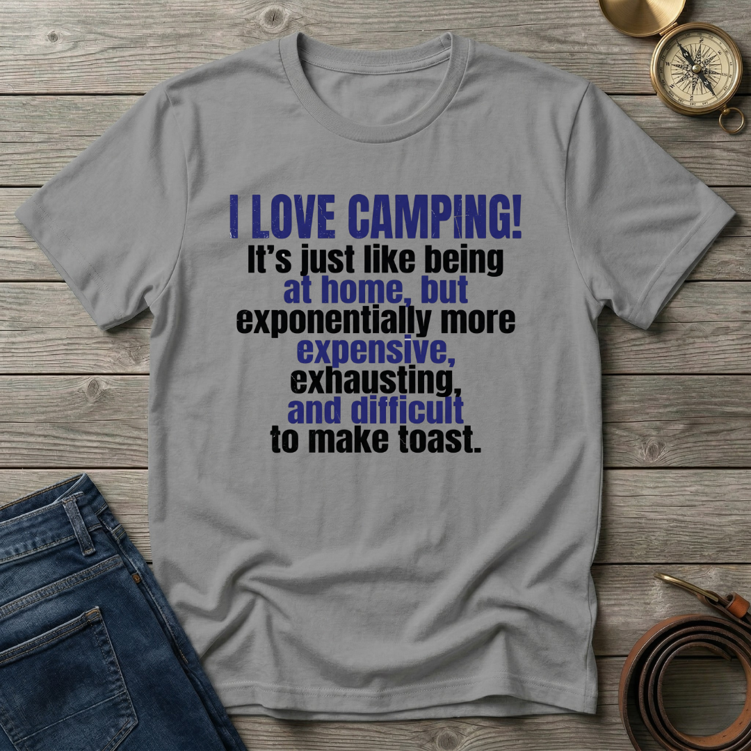 I LOVE CAMPING T-SHIRT