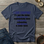 I LOVE CAMPING T-SHIRT