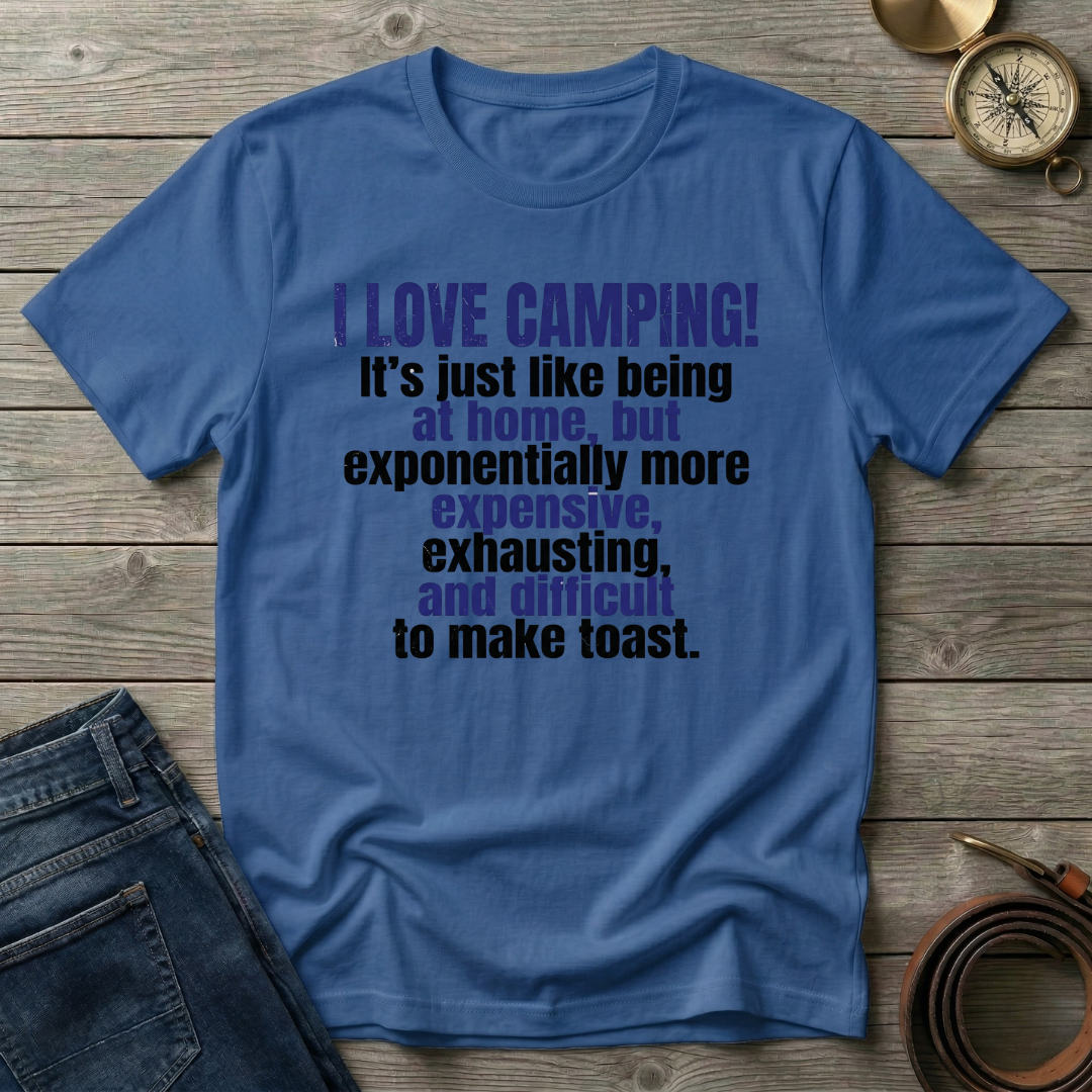 I LOVE CAMPING T-SHIRT