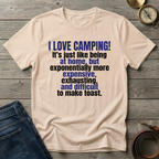 I LOVE CAMPING T-SHIRT