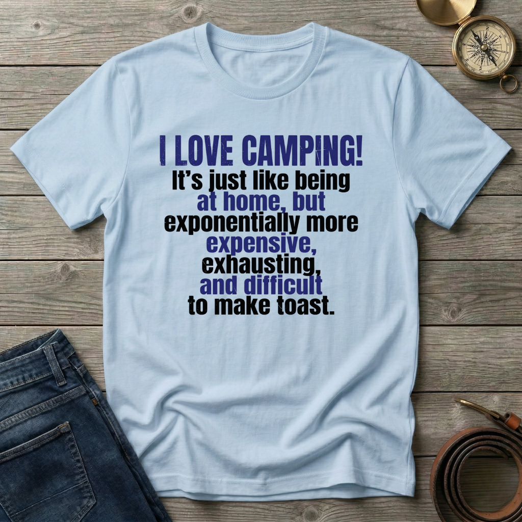 I LOVE CAMPING T-SHIRT