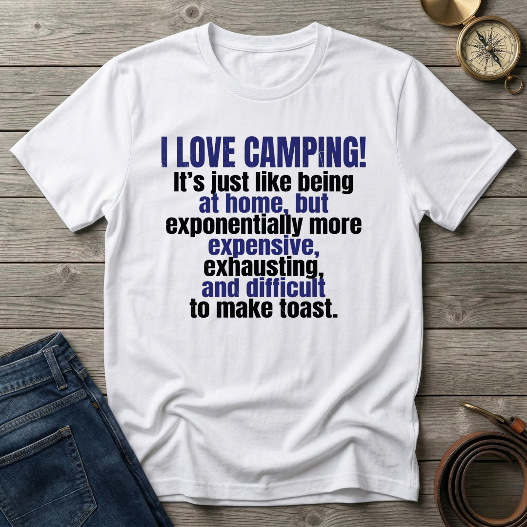 I LOVE CAMPING T-SHIRT