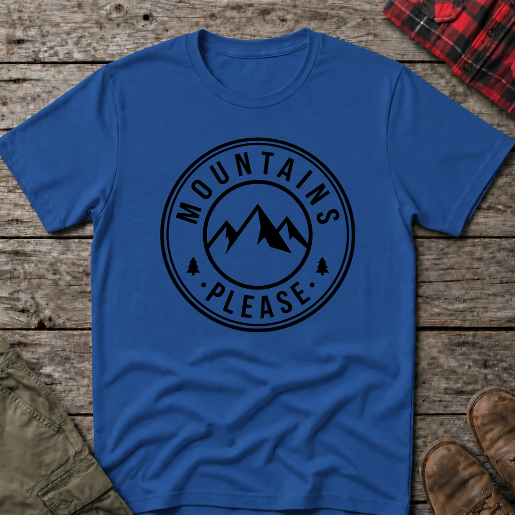 MOUNTAINS PLEASE T-SHIRT