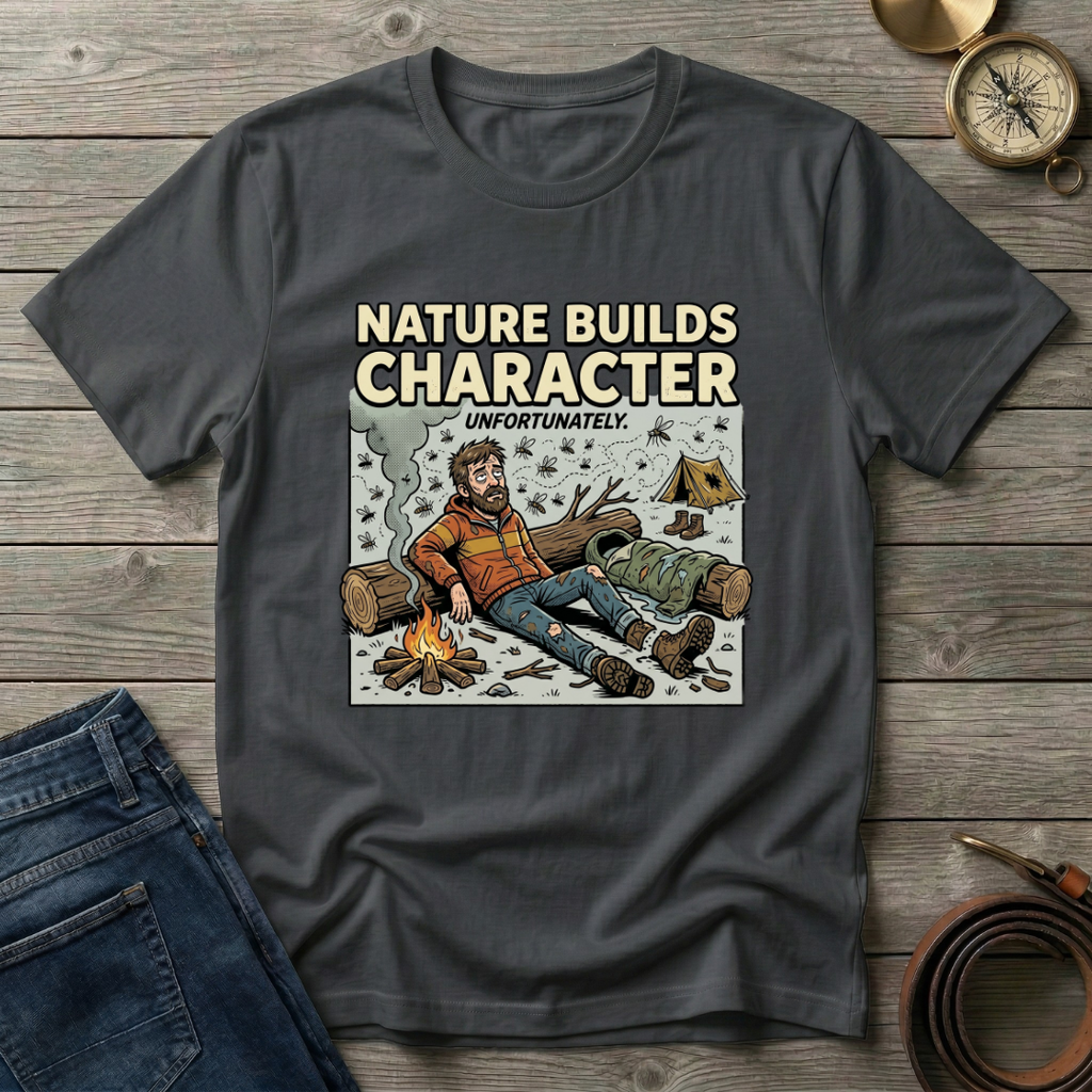 NATURE BUILDS CHARACTER T-SHIRT