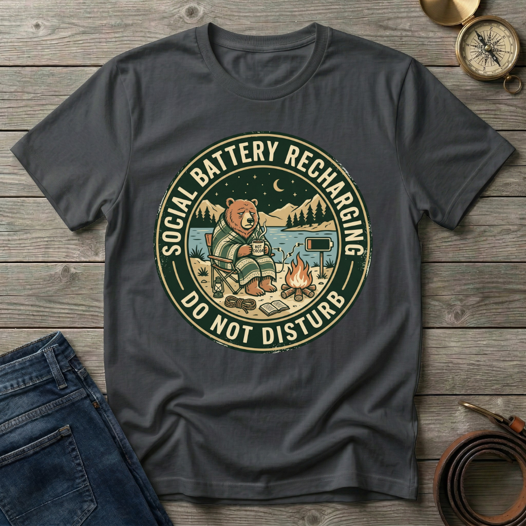 SOCIAL BATTERY RECHARGING T-SHIRT