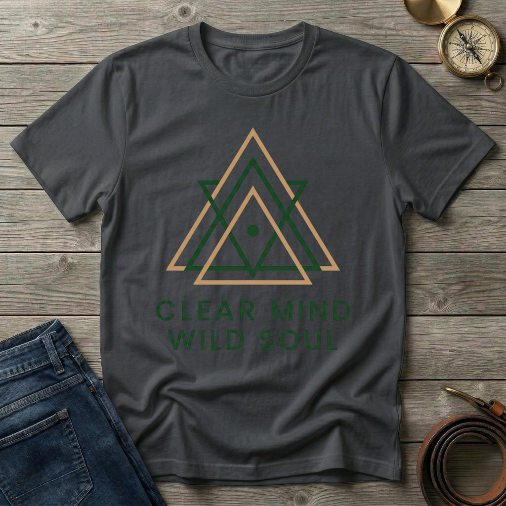 CLEAR MIND WILD SOUL T-SHIRT