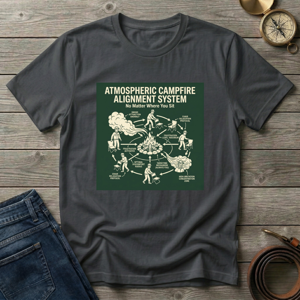 ATMOSPHERIC CAMPFIRE ALIGNMENT SYSTEM T-SHIRT