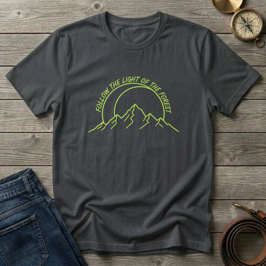 FOLLOW THE LIGHT OF THE FOREST T-SHIRT