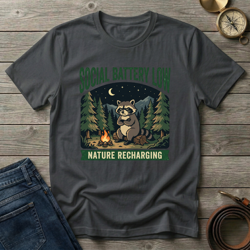SOCIAL BATTERY LOW T-SHIRT