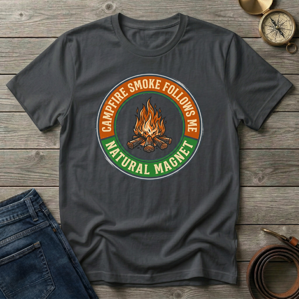 CAMPFIRE SMOKE FOLLOWS ME T-SHIRT