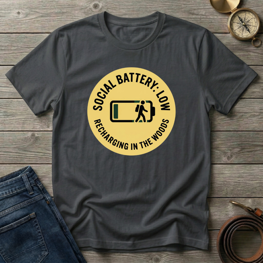 SOCIAL BATTERY LOW T-SHIRT