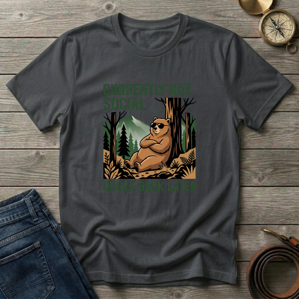 CURRENTLY NOT SOCIAL T-SHIRT