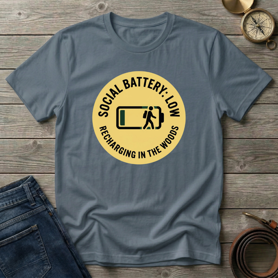 SOCIAL BATTERY LOW T-SHIRT