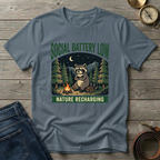 SOCIAL BATTERY LOW T-SHIRT