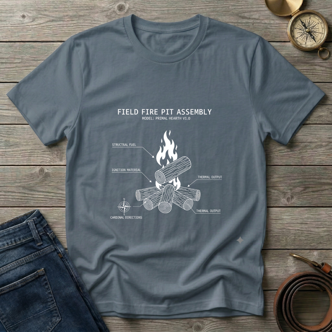 FIELD FIRE PIT ASSEMBLY T-SHIRT