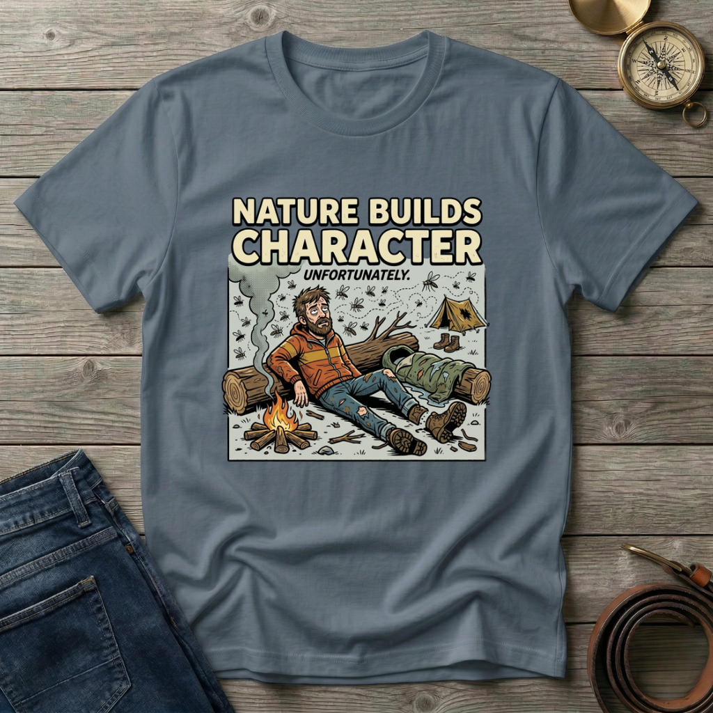 NATURE BUILDS CHARACTER T-SHIRT