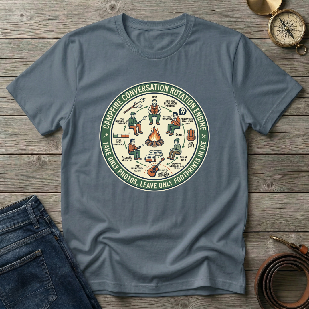 CAMPFIRE CONVERSATION T-SHIRT