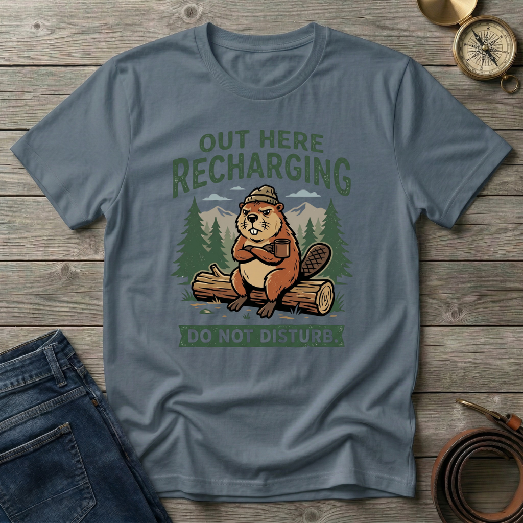 OUT HERE RECHARGING T-SHIRT