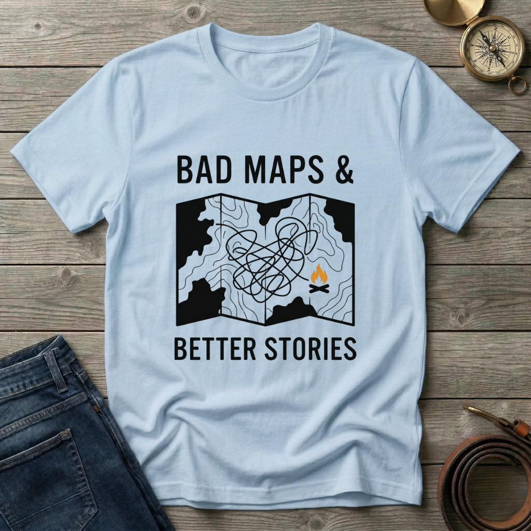 BAD MAPS BETTER STORIES T-SHIRT