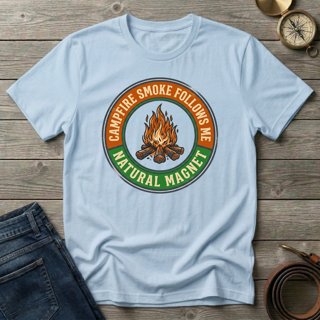CAMPFIRE SMOKE FOLLOWS ME T-SHIRT