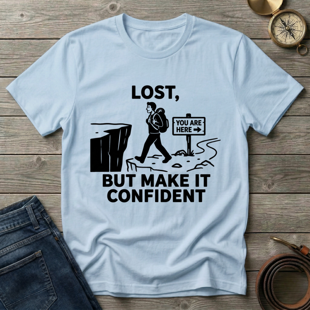 LOST BUT MAKE IT CONFIDENT  T-SHIRT