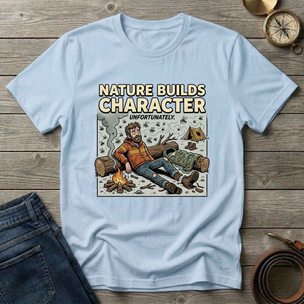 NATURE BUILDS CHARACTER T-SHIRT