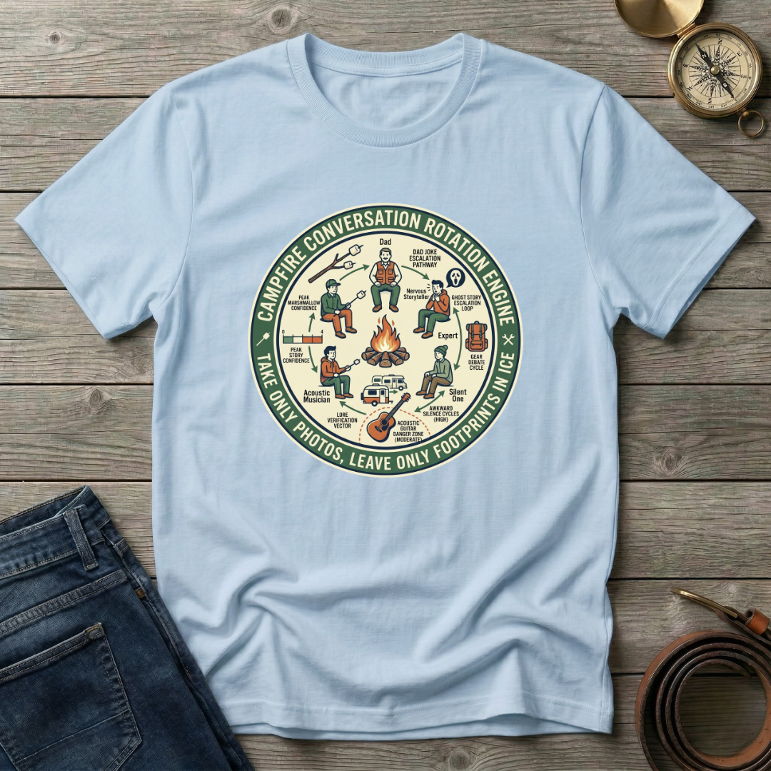 CAMPFIRE CONVERSATION T-SHIRT