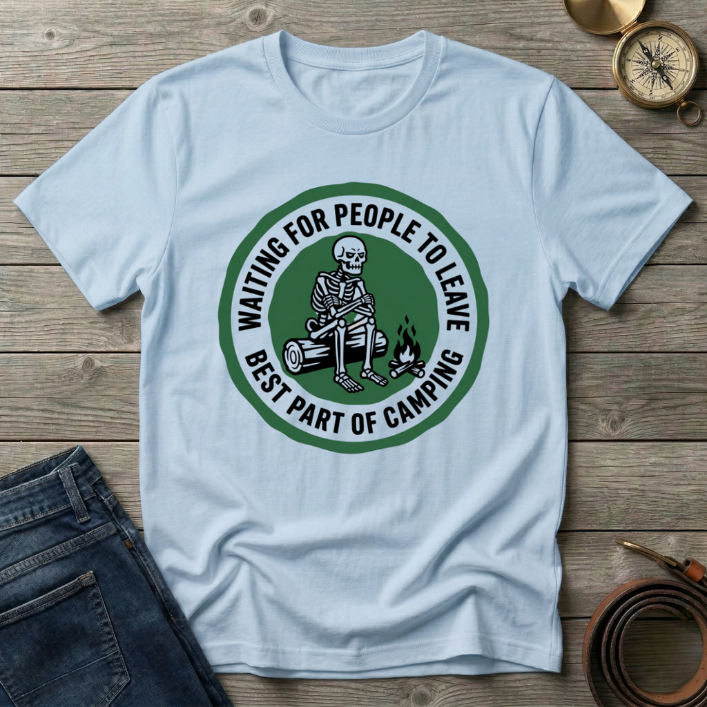 WAITING FOR PEOPLE TO LEAVE T-SHIRT