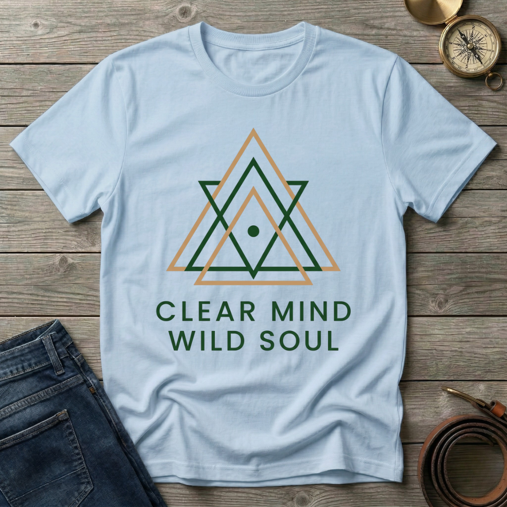 CLEAR MIND WILD SOUL T-SHIRT