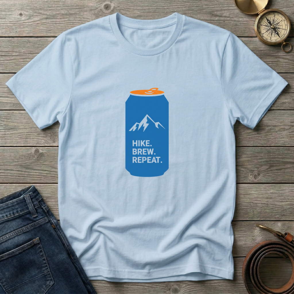 HIKE BREW REPEAT T-SHIRT
