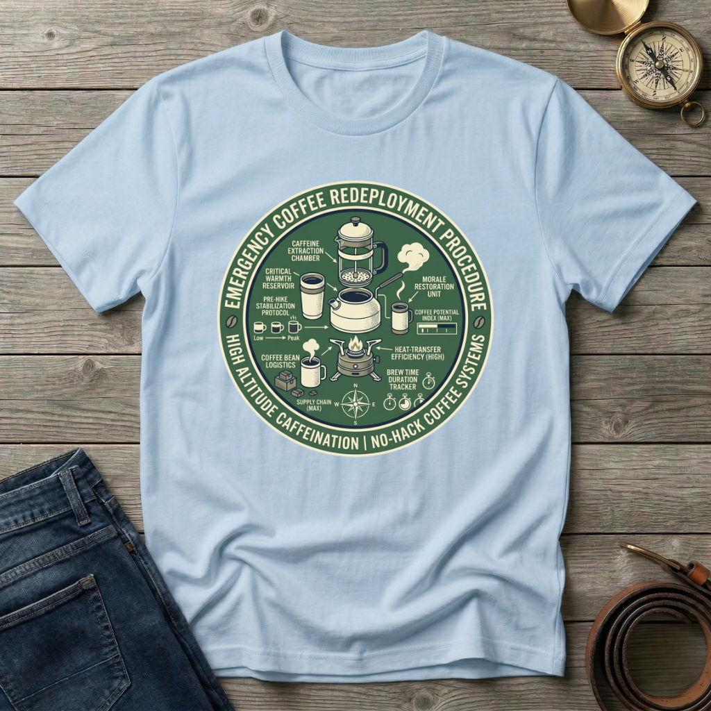 EMERGENCY COFFEE REDEPLOYMENT T-SHIRT