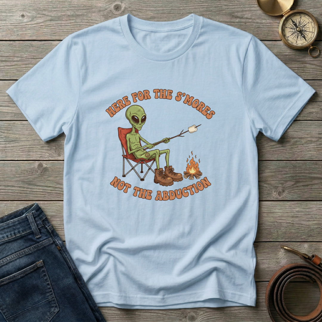 HERE FOR THE S'MORES T-SHIRT