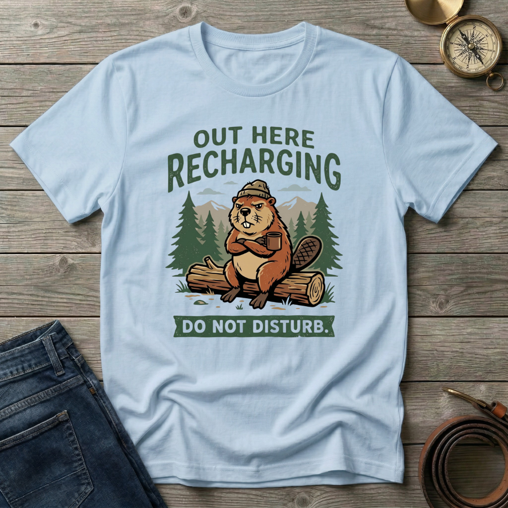 OUT HERE RECHARGING T-SHIRT
