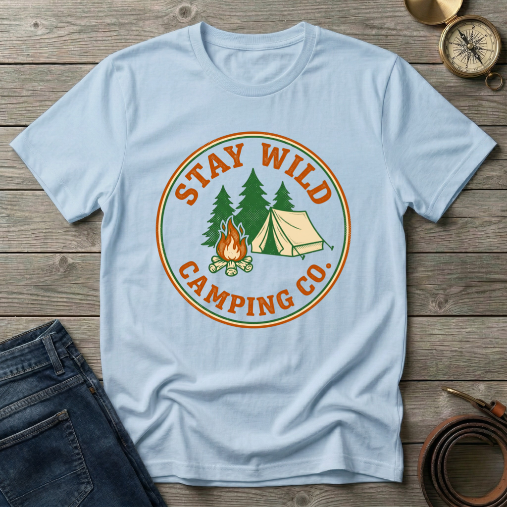 STAY WILD CAMPING CO T-SHIRT