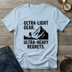 ULTRA LIGHT GEAR ULTRA HEAVY REGRETS T-SHIRT