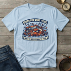 WHILE WE WERE PITCHING THE TENT T-SHIRT