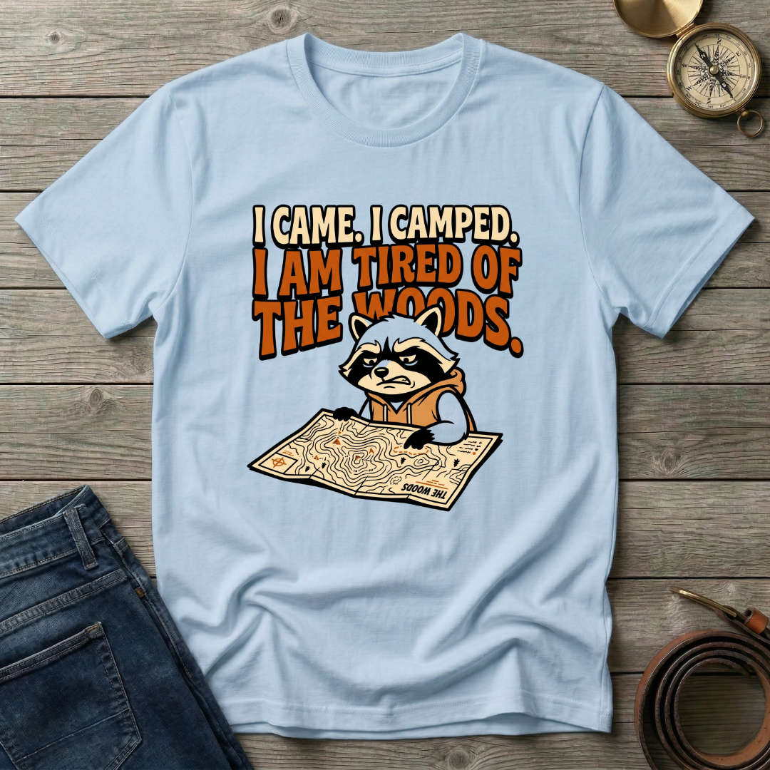 I CAME I CAMPED T-SHIRT