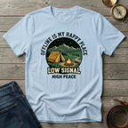OFFLINE IS MY HAPPY PLACE T-SHIRT