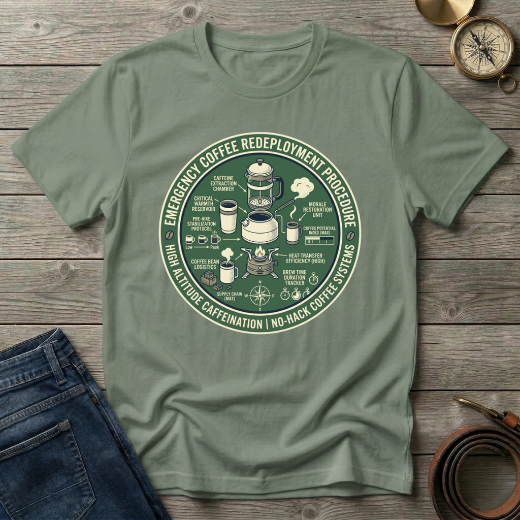 EMERGENCY COFFEE REDEPLOYMENT T-SHIRT