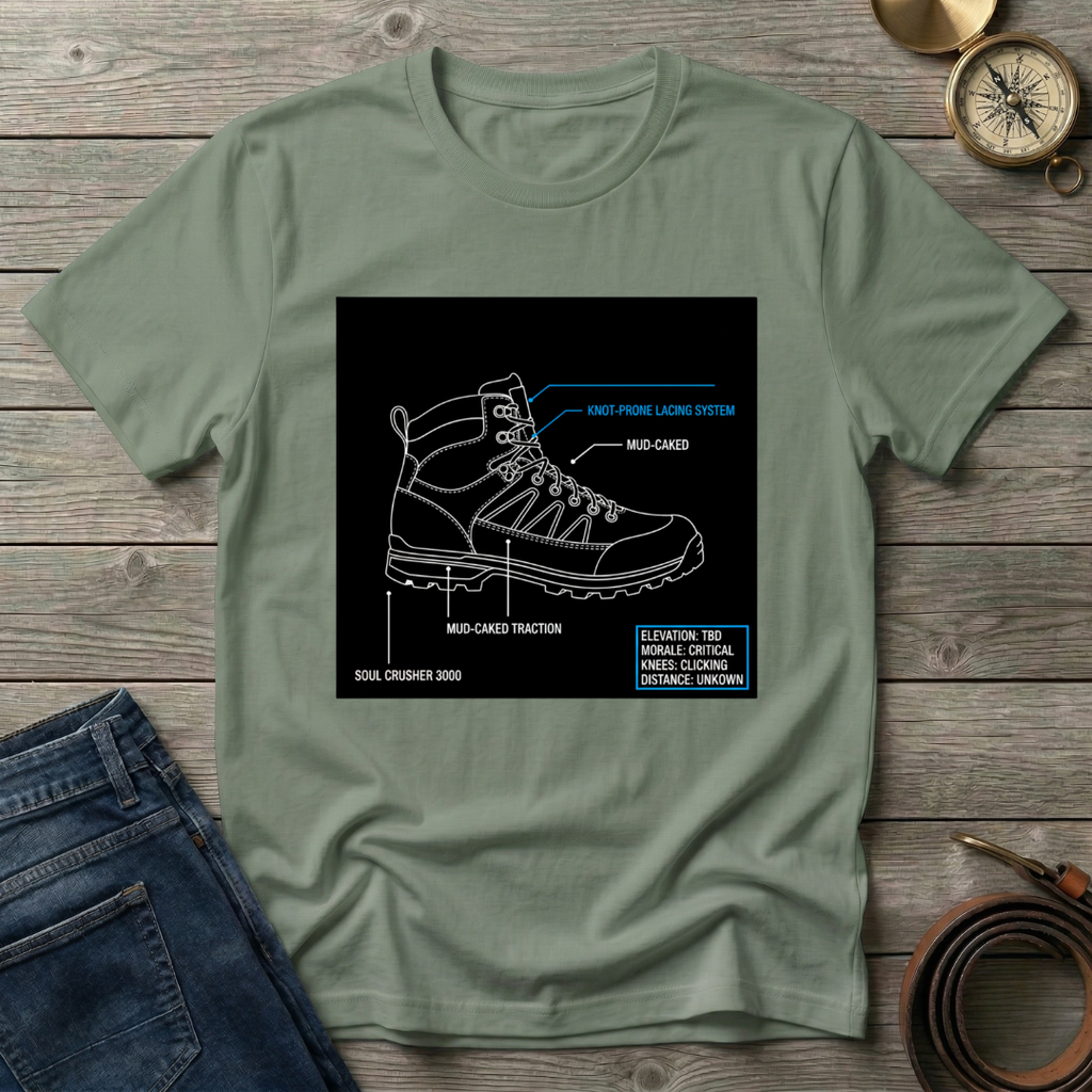 SHOE DIAGRAM T-SHIRT