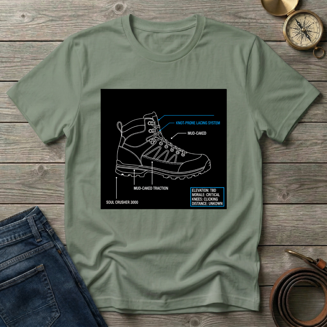 SHOE DIAGRAM T-SHIRT